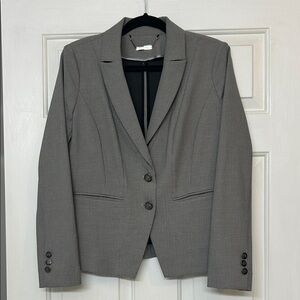 White House Black Market Gray Tailored Blazer